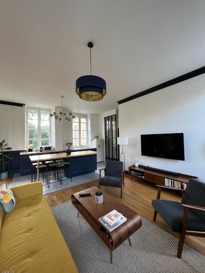 Bright Apt 70M2 In Bayeux Historic Center W Pkg Exteriör bild